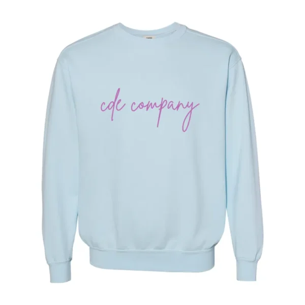 CDE Company Work Hard Comfort Colors Sweatshirt